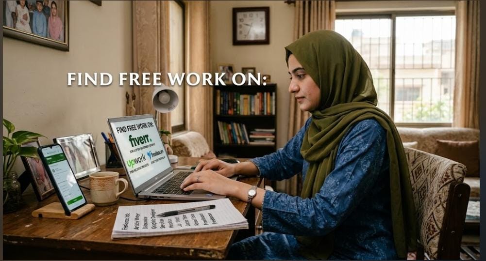 Person working on online assignment tasks using a laptop